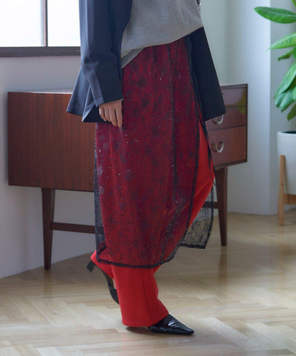 【nane】針織休閒寬鬆長褲