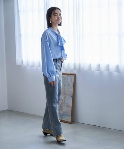 【nane】蝴蝶結領襯衫