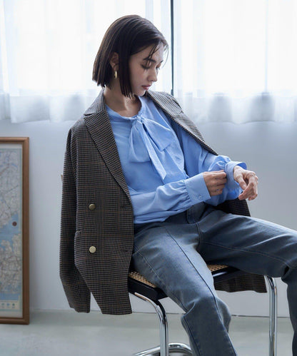 【nane】蝴蝶結領襯衫