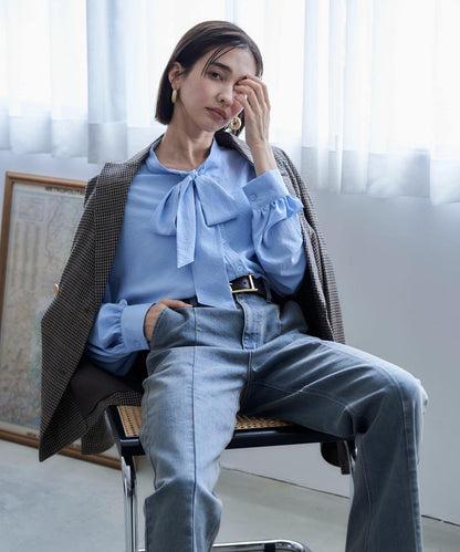 【nane】蝴蝶結領襯衫