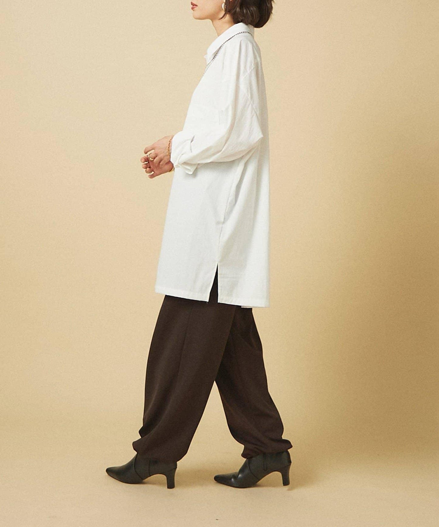 【nane】針織休閒寬鬆長褲