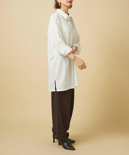 【nane】針織休閒寬鬆長褲