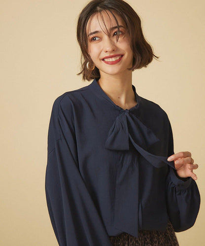 【nane】蝴蝶結領襯衫