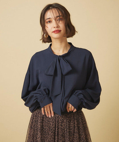 【nane】蝴蝶結領襯衫