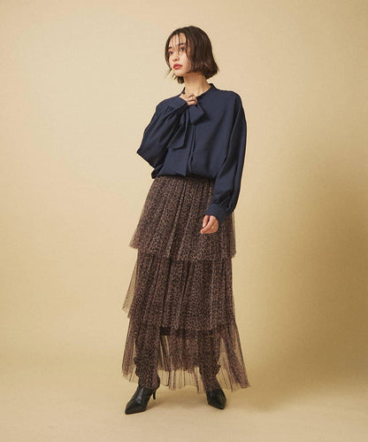 【nane】蝴蝶結領襯衫