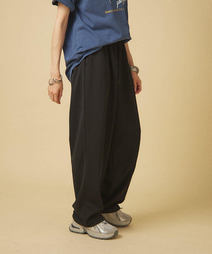【nane】針織休閒寬鬆長褲
