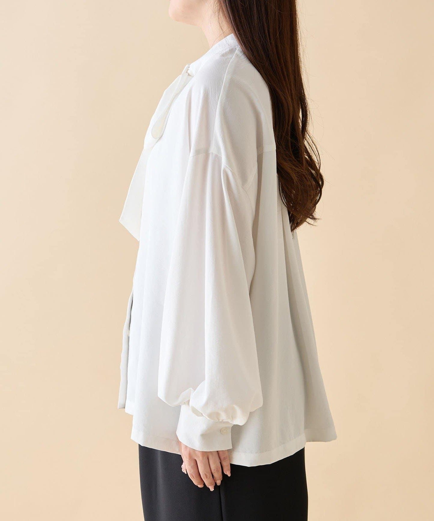 【nane】蝴蝶結領襯衫