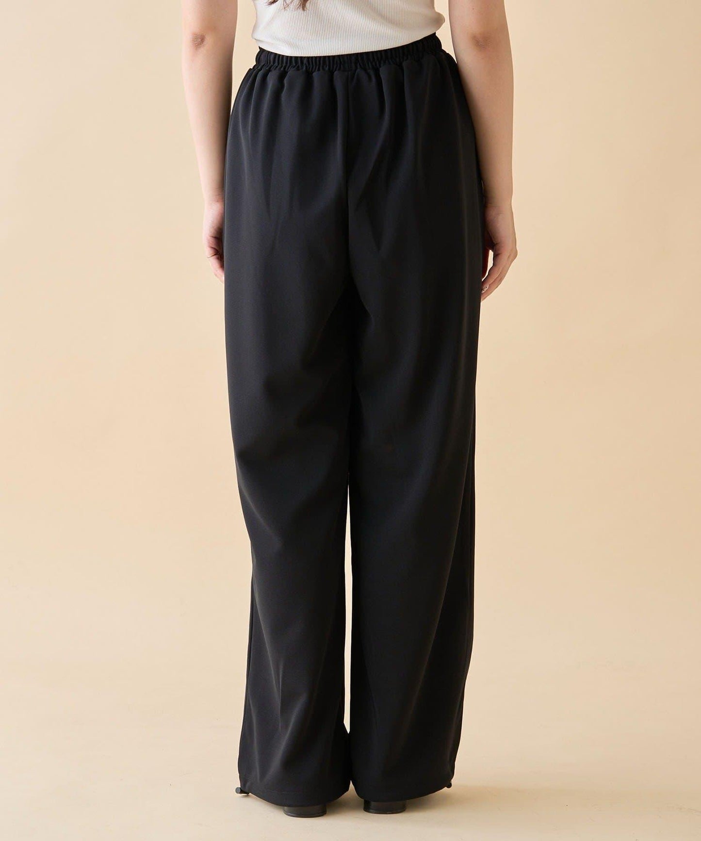 【nane】針織休閒寬鬆長褲