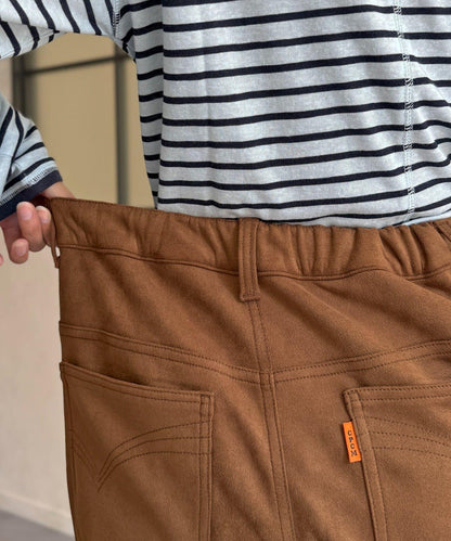 【PIPI監修】仿麂皮喇叭褲