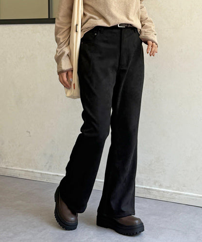 【PIPI監修】仿麂皮喇叭褲