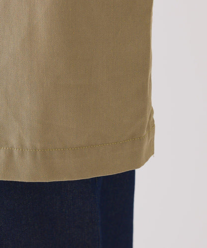 【GEVACO】寬鬆版型半袖工裝襯衫