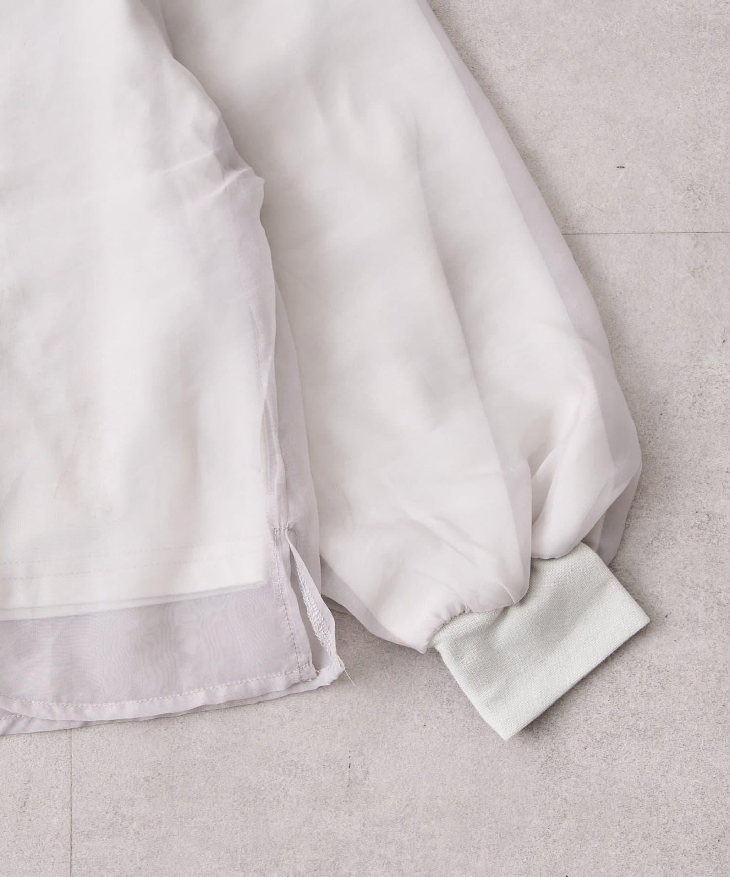 【KIDS】刺繡歐根紗疊層長袖T恤