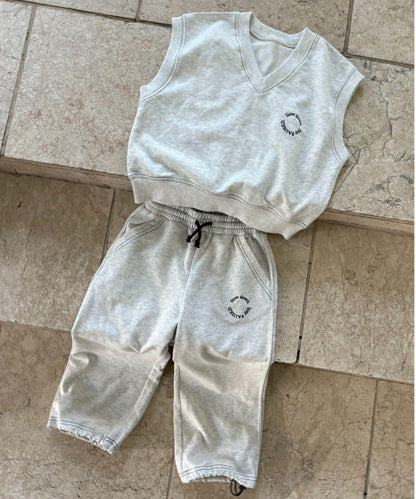 【KIDS】單點刺繡衛衣套裝
