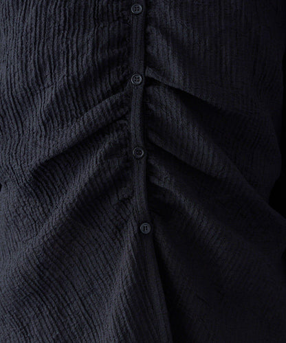 【mystic】V字褶皺襯衫