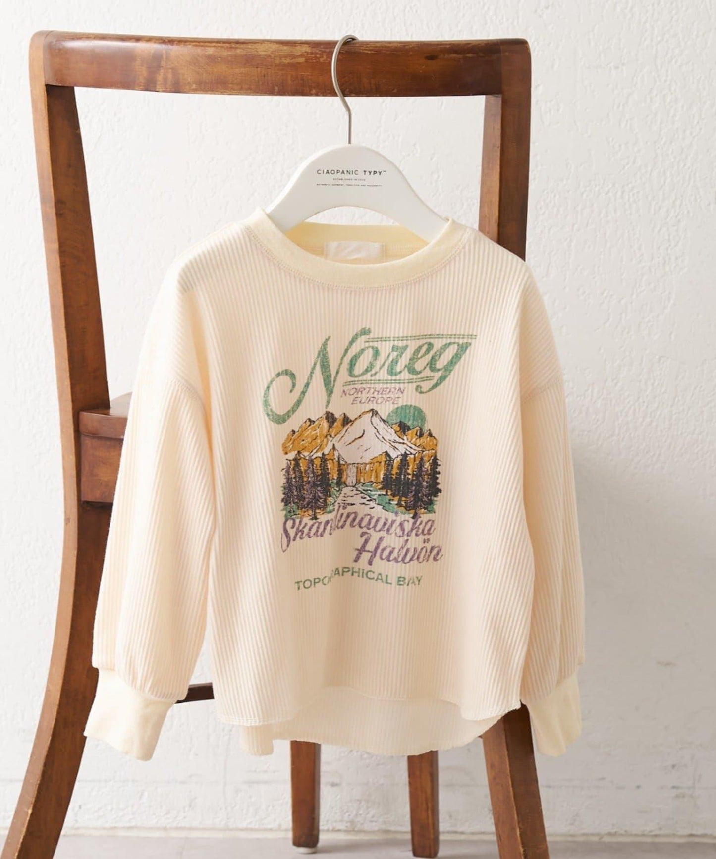 【KIDS】【平價】印花羅紋長袖T恤