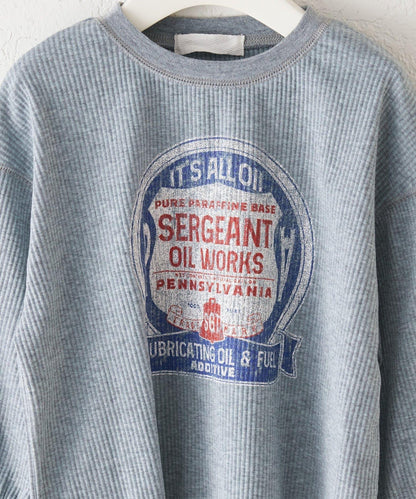 【KIDS】【平價】印花羅紋長袖T恤