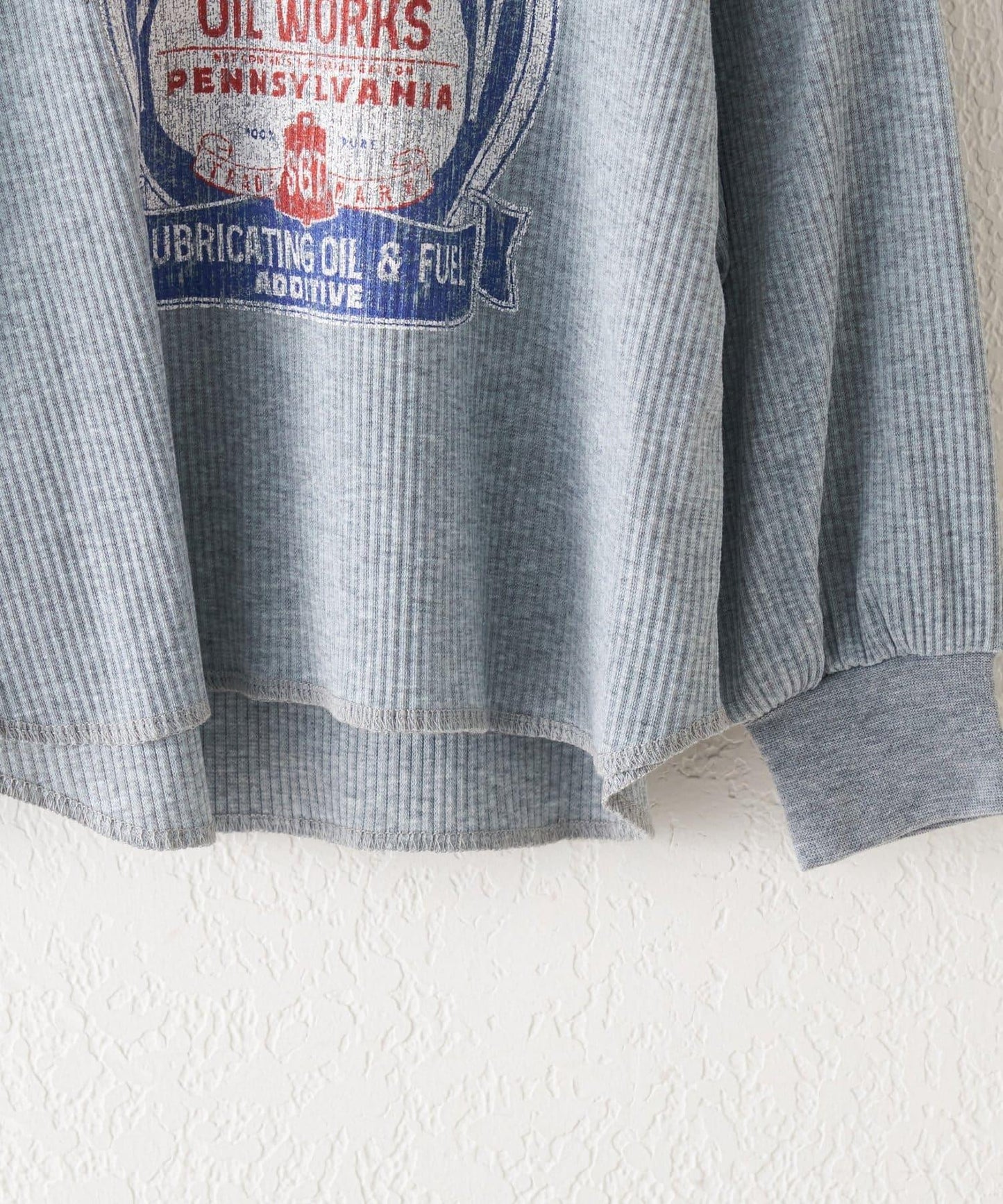 【KIDS】【平價】印花羅紋長袖T恤