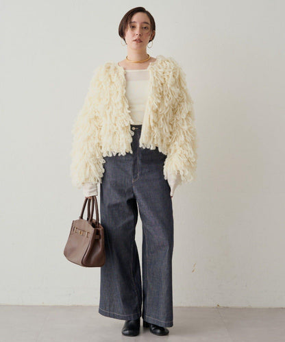 【Loungedress】流蘇針織大衣