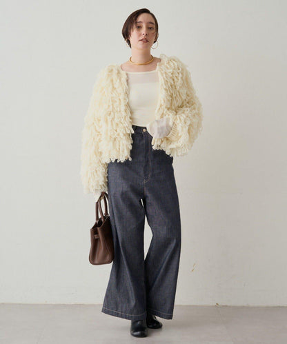 【Loungedress】流蘇針織大衣