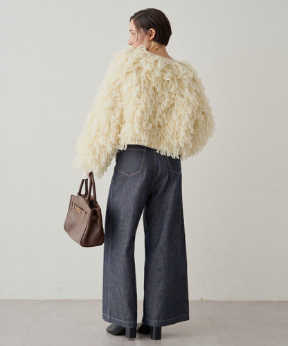 【Loungedress】流蘇針織大衣