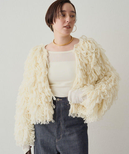 【Loungedress】流蘇針織大衣
