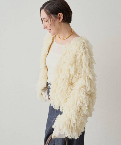 【Loungedress】流蘇針織大衣