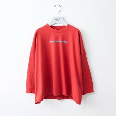 【Penfield】KIDS防汙蓄光標誌寬鬆長袖T恤