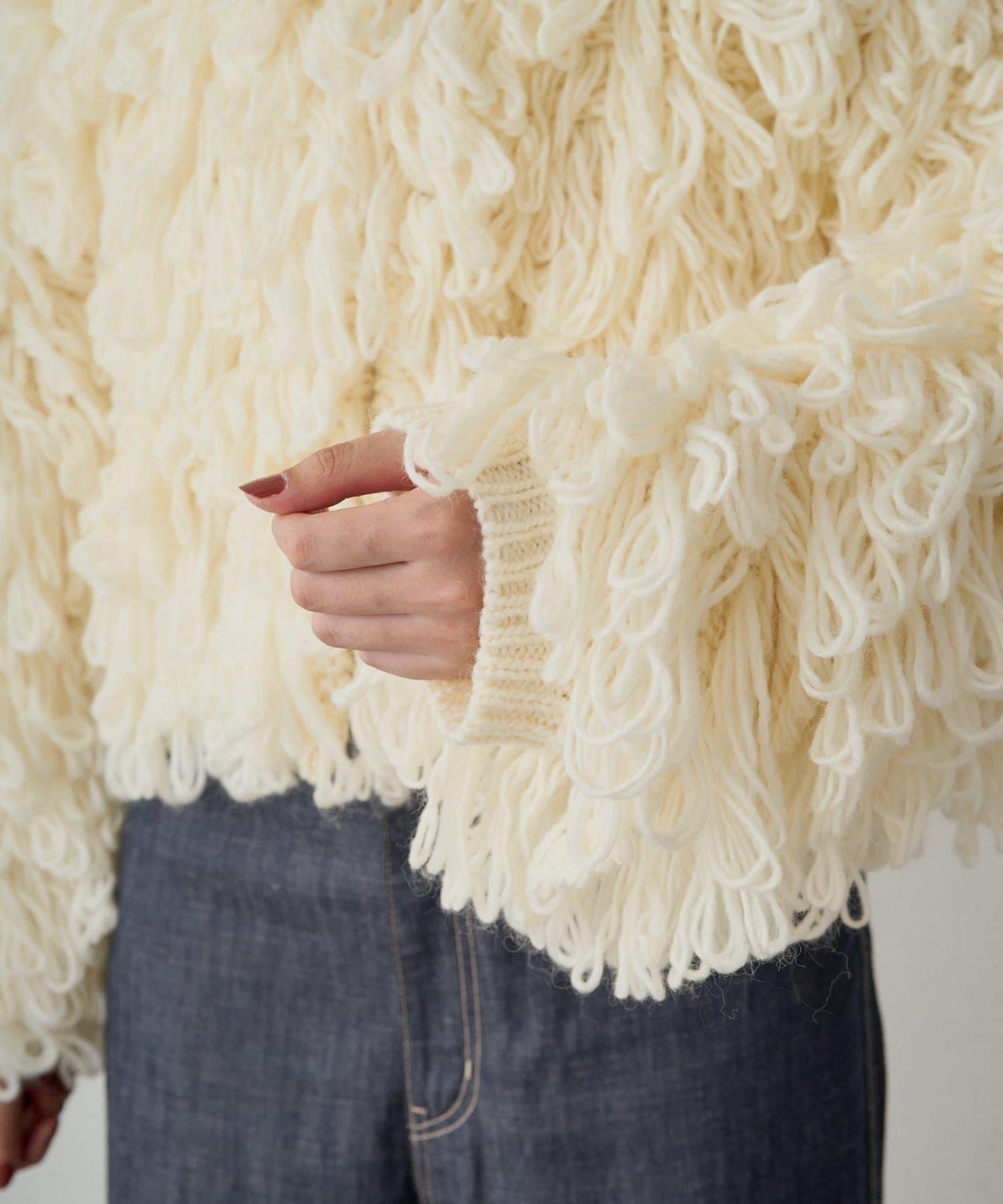 【Loungedress】流蘇針織大衣