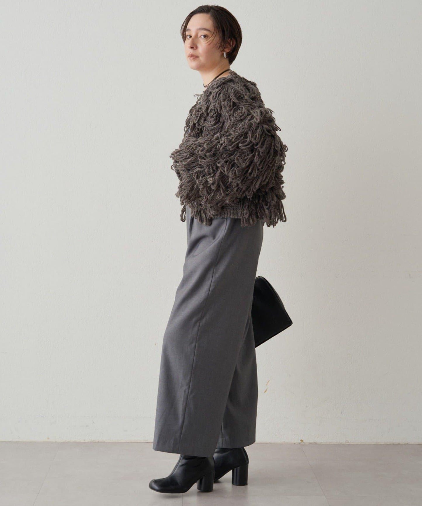 【Loungedress】流蘇針織大衣