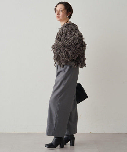 【Loungedress】流蘇針織大衣