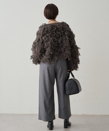 【Loungedress】流蘇針織大衣