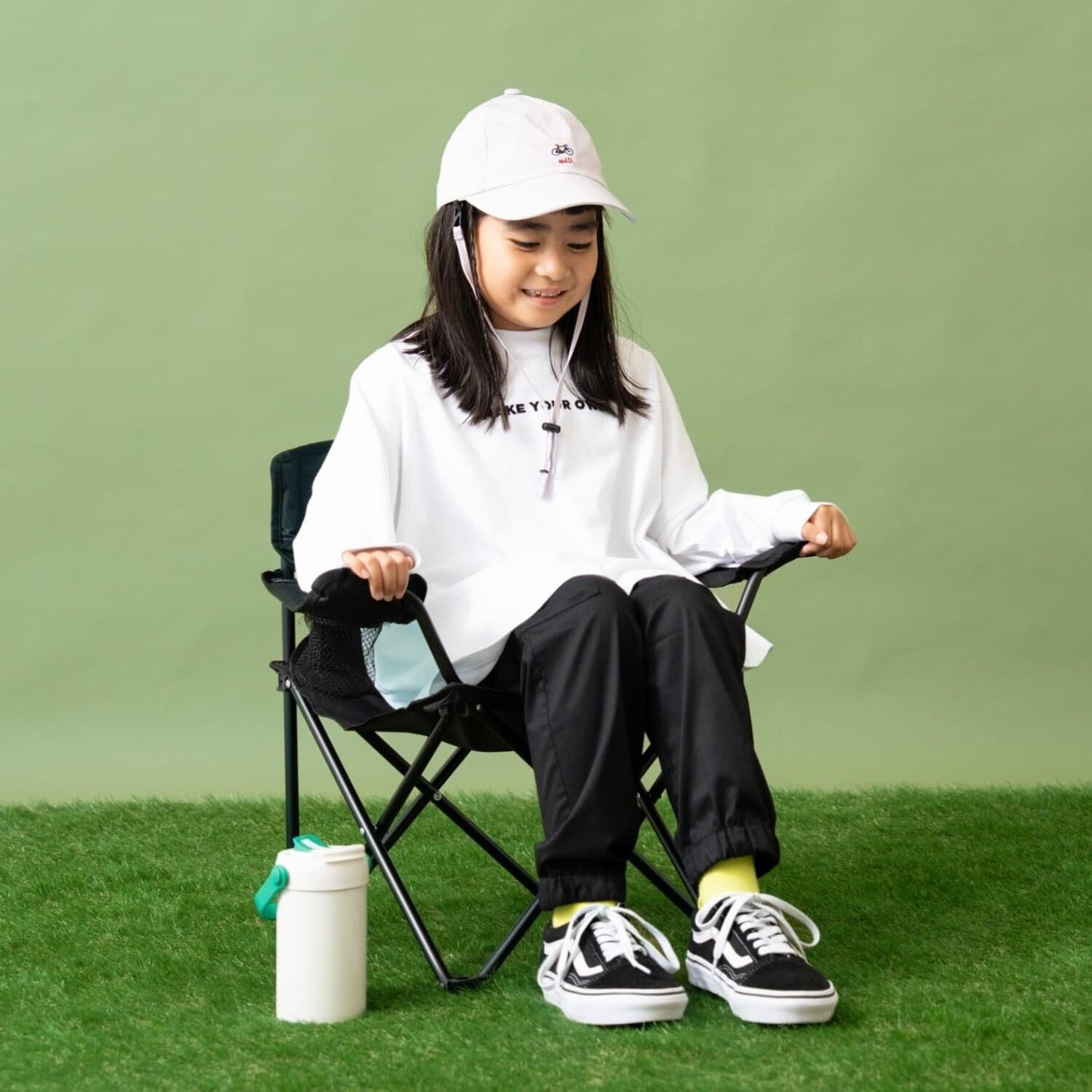 【Penfield】KIDS防汙蓄光標誌寬鬆長袖T恤