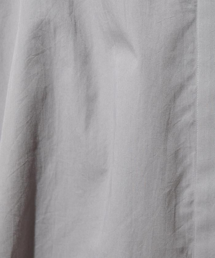 印度棉斜紋褶皺泡泡袖襯衫