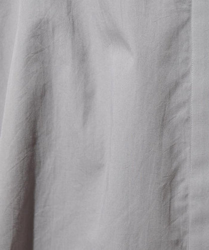 印度棉斜紋褶皺泡泡袖襯衫