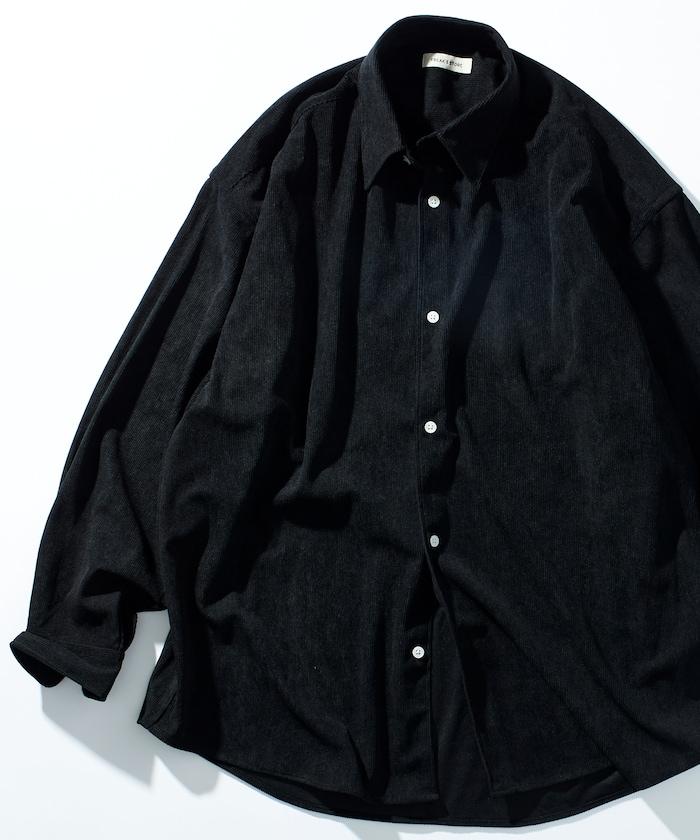 寬鬆版型燈芯絨常規領襯衫