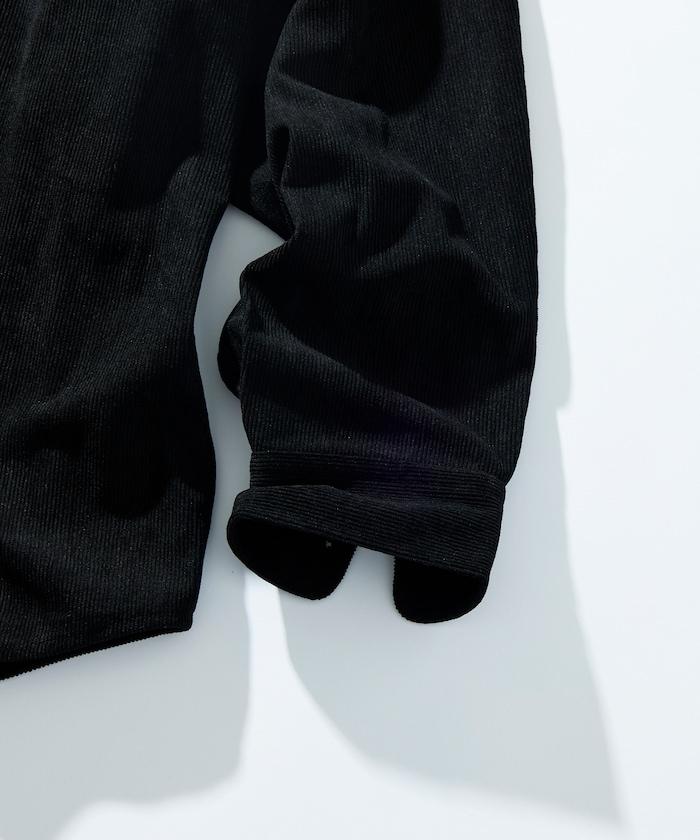 寬鬆版型燈芯絨常規領襯衫