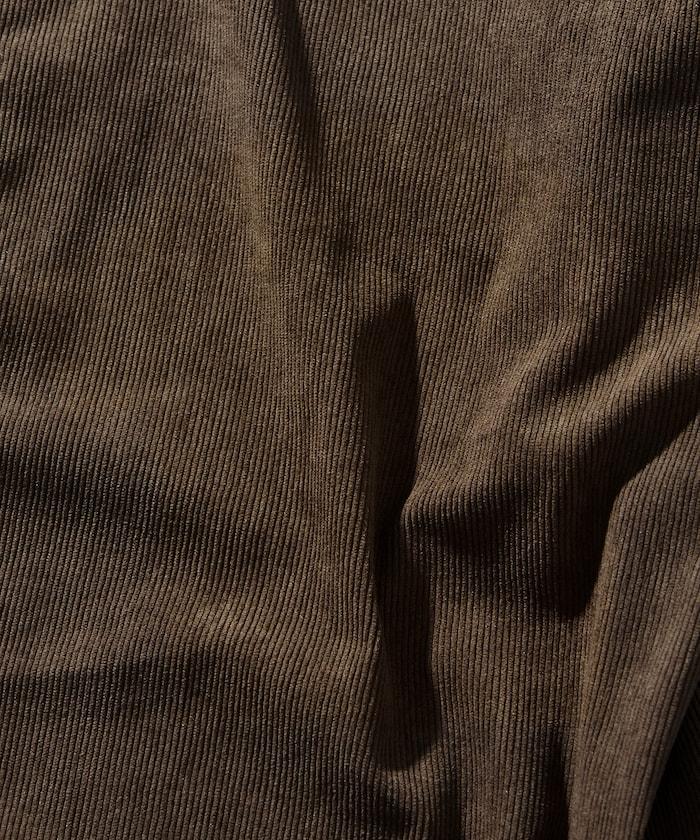 寬鬆版型燈芯絨常規領襯衫