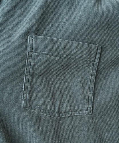 燈芯絨寬鬆襯衫