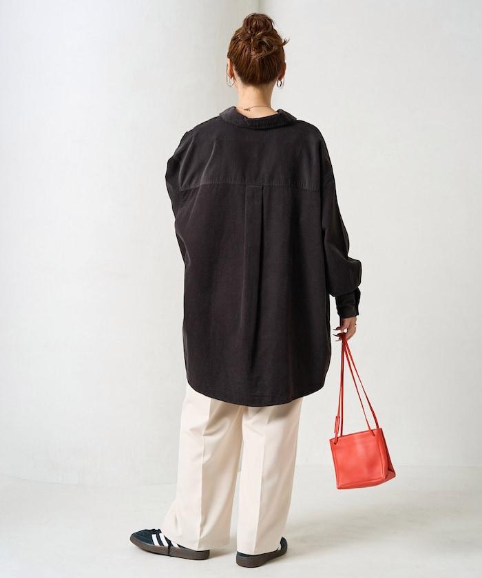 燈芯絨寬鬆襯衫