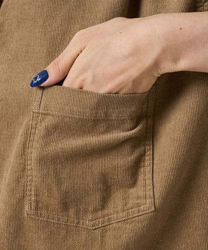 燈芯絨寬鬆襯衫