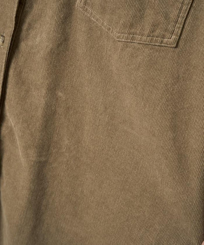 燈芯絨寬鬆襯衫