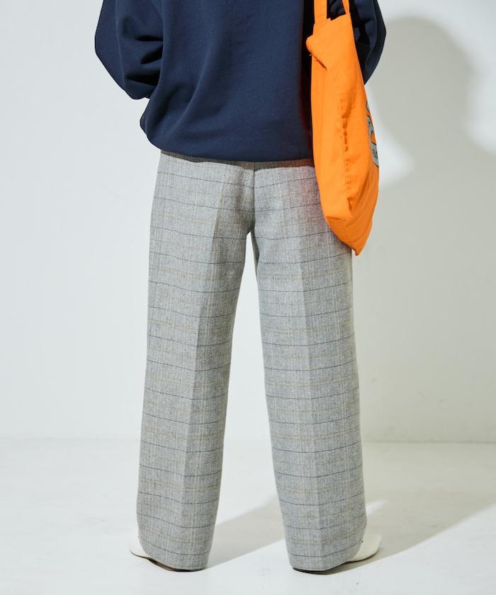 人字紋格子長褲（可搭配套裝）