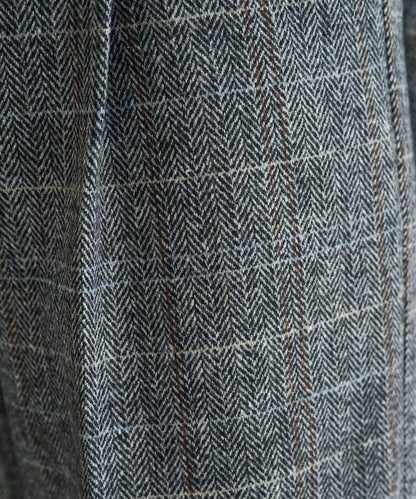 人字紋格子長褲（可搭配套裝）