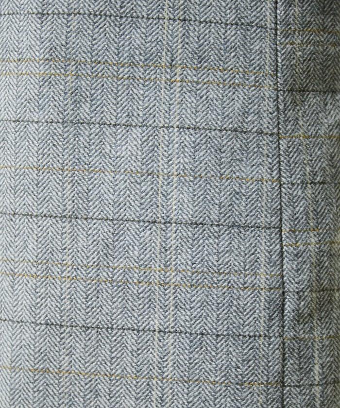 人字紋格子西裝外套（可搭配套裝）