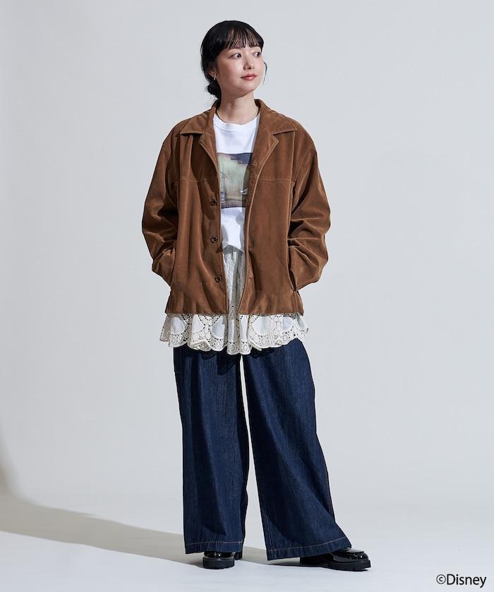 仿麂皮質感夾克