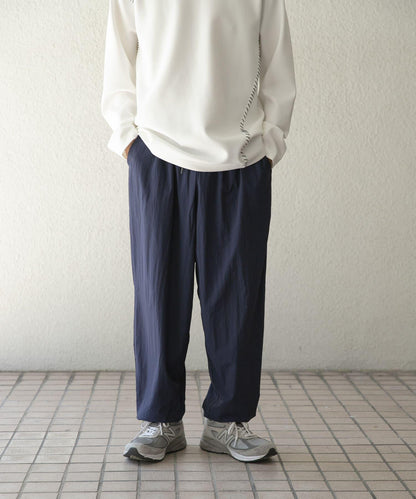 防潑水/易打理/接觸涼感/防紫外線 尼龍休閒束腳褲