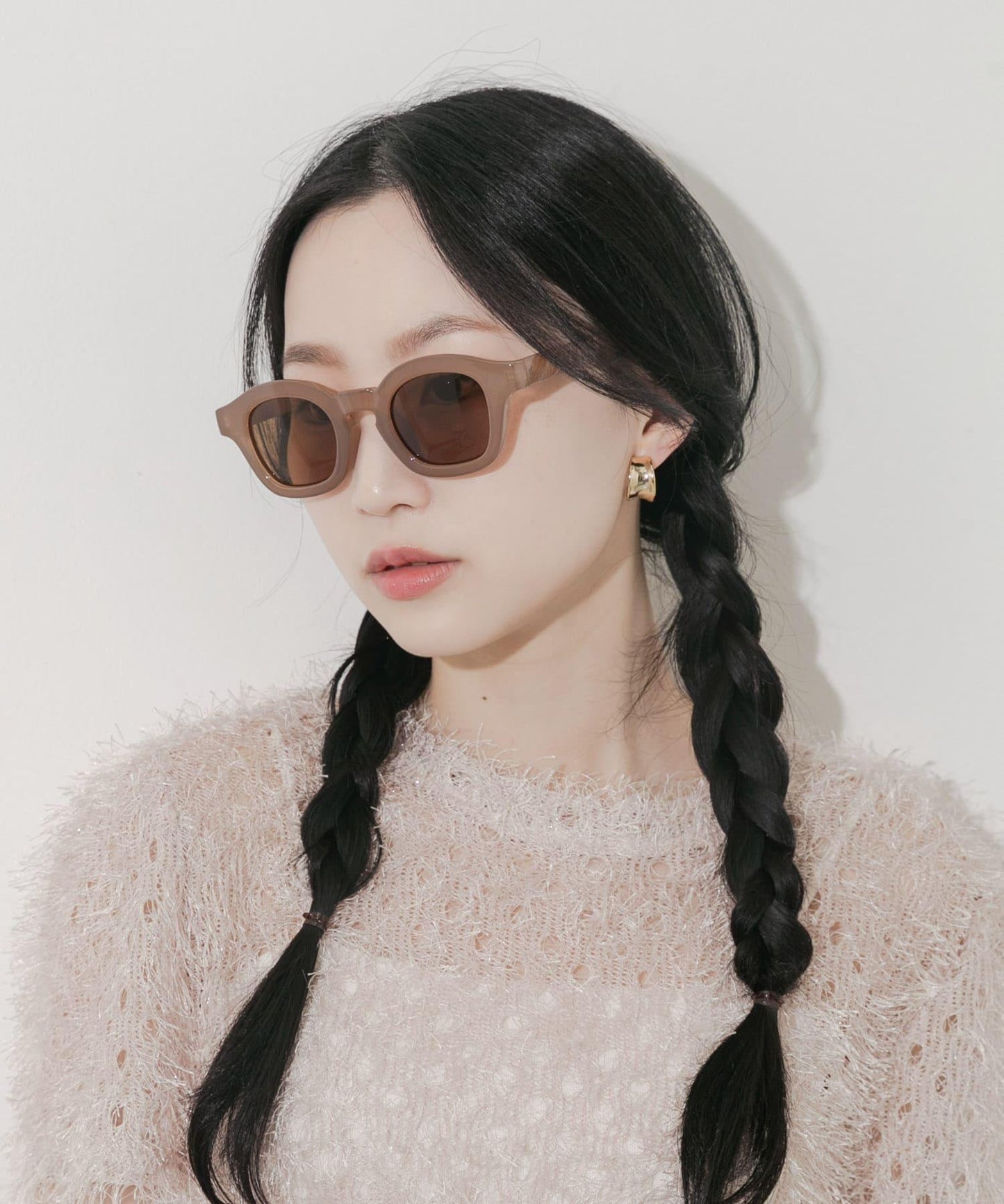 寬邊鏡框太陽鏡