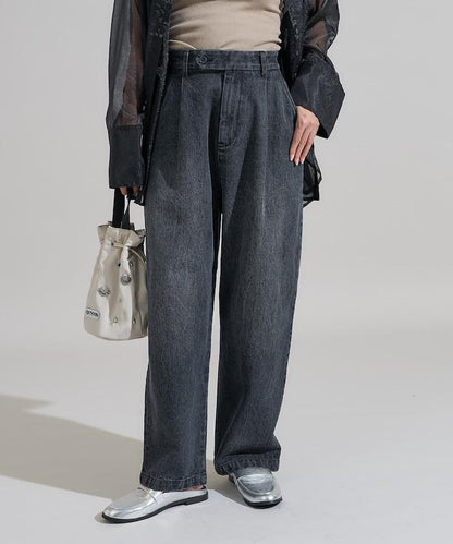 休閒牛仔長褲