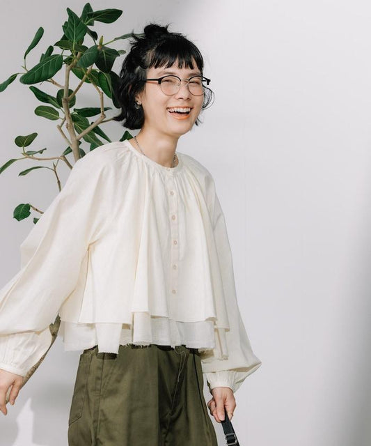 印度風層疊寬鬆襯衫