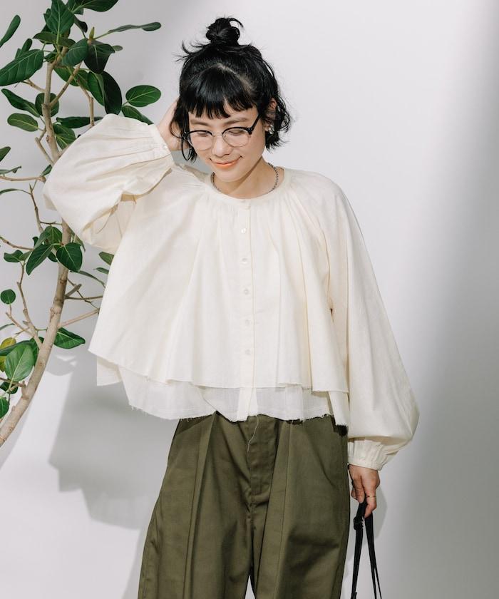 印度風層疊寬鬆襯衫